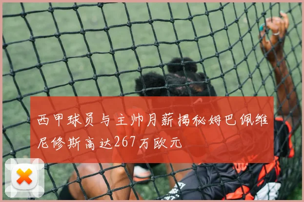 西甲球员与主帅月薪揭秘姆巴佩维尼修斯高达267万欧元